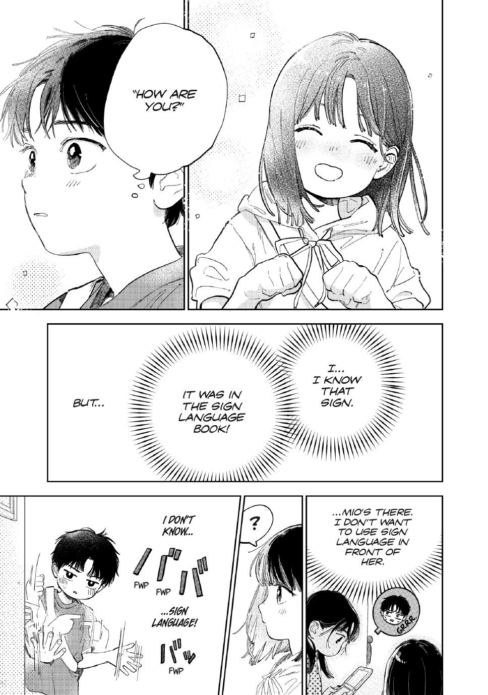 Read A Sign of Affection Manga Online