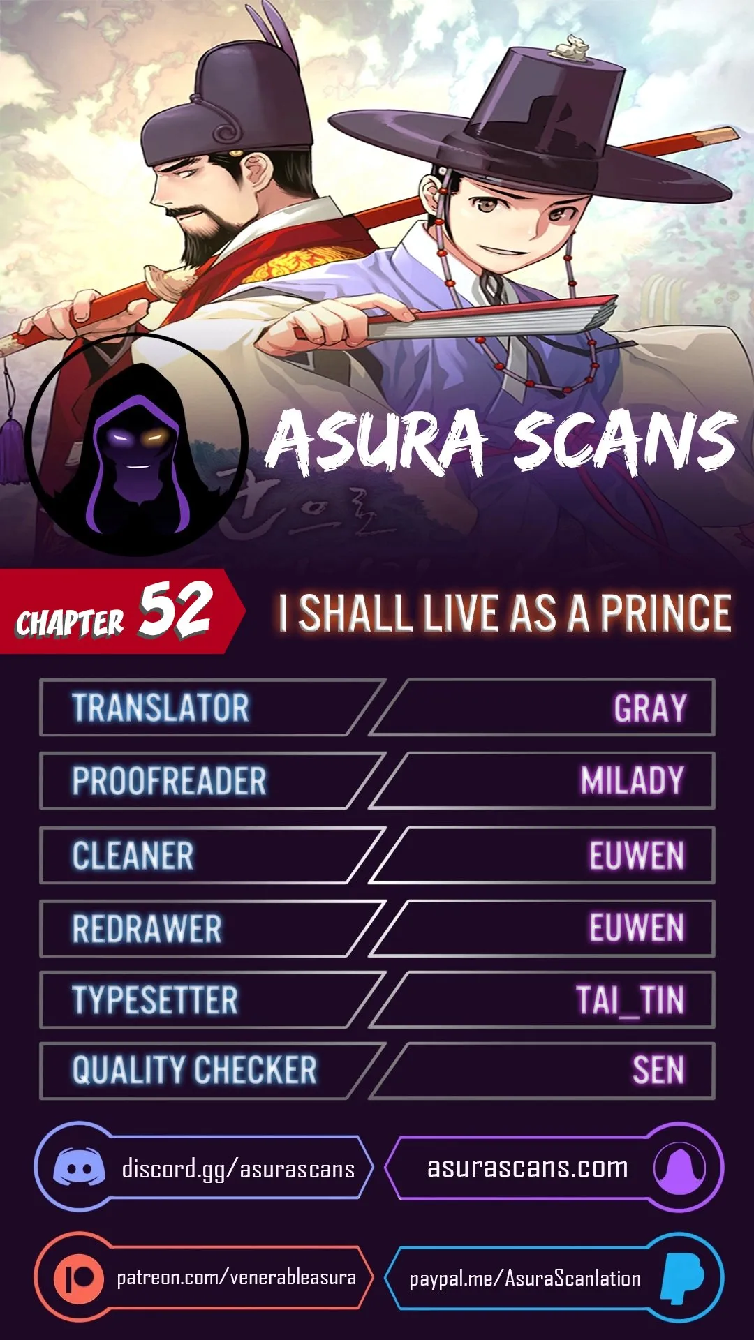 Read I Shall Live As a Prince Manga Online