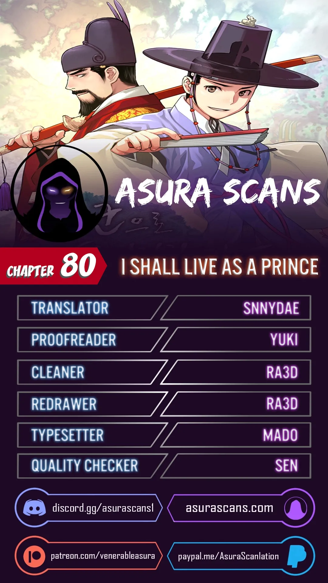 Read I Shall Live As a Prince Manga Online