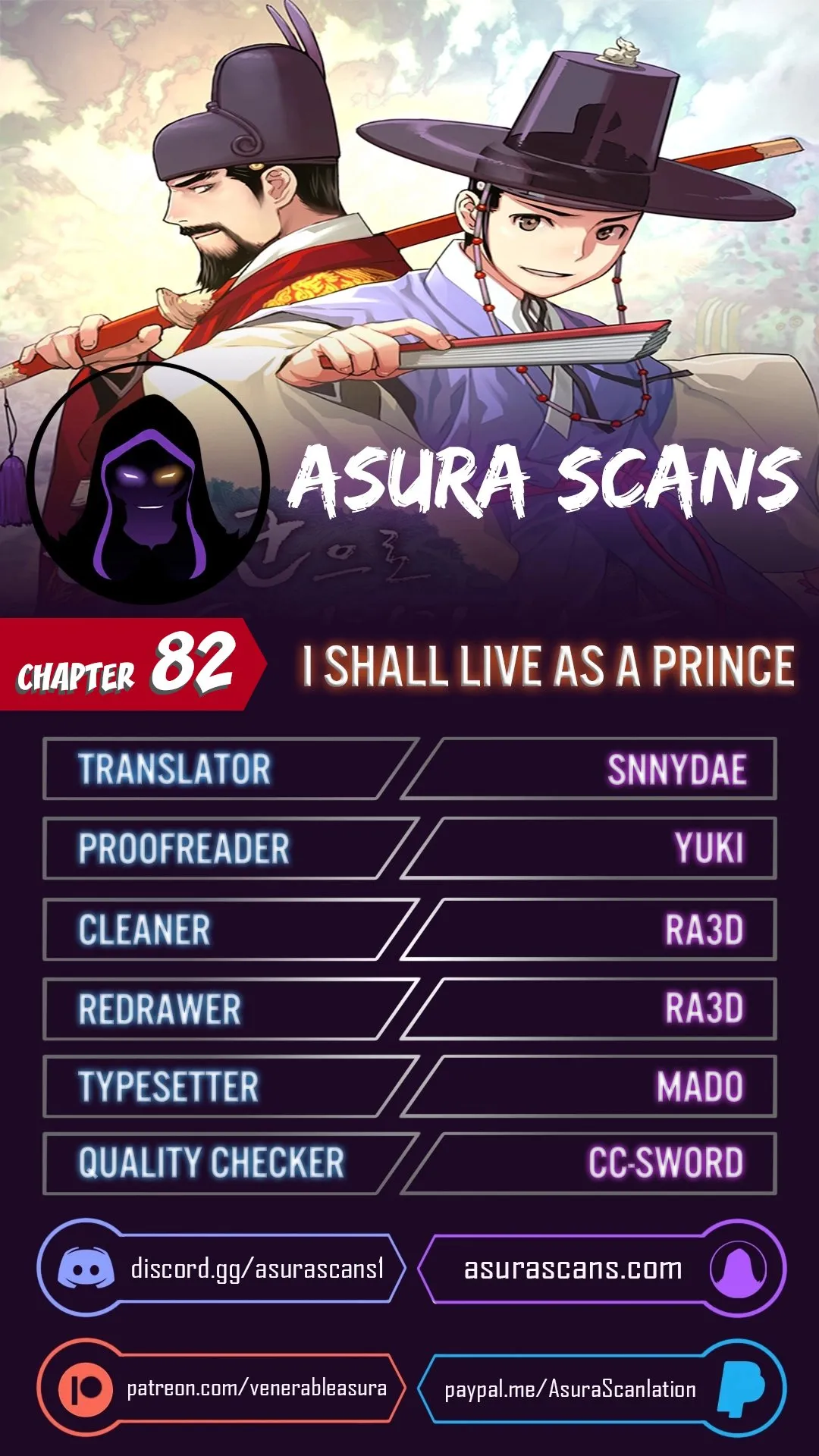 Read I Shall Live As a Prince Manga Online