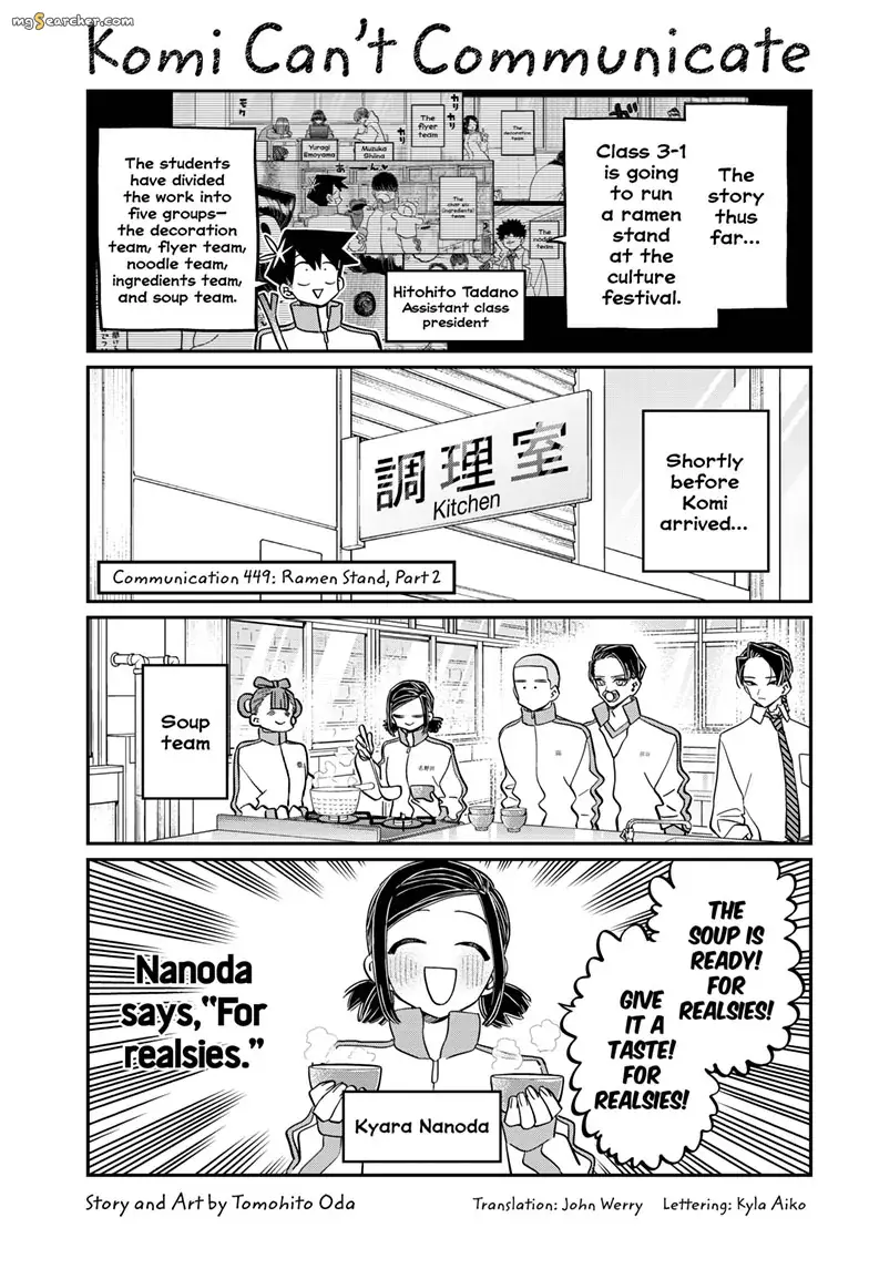 Read Komi Can't Communicate Manga Online