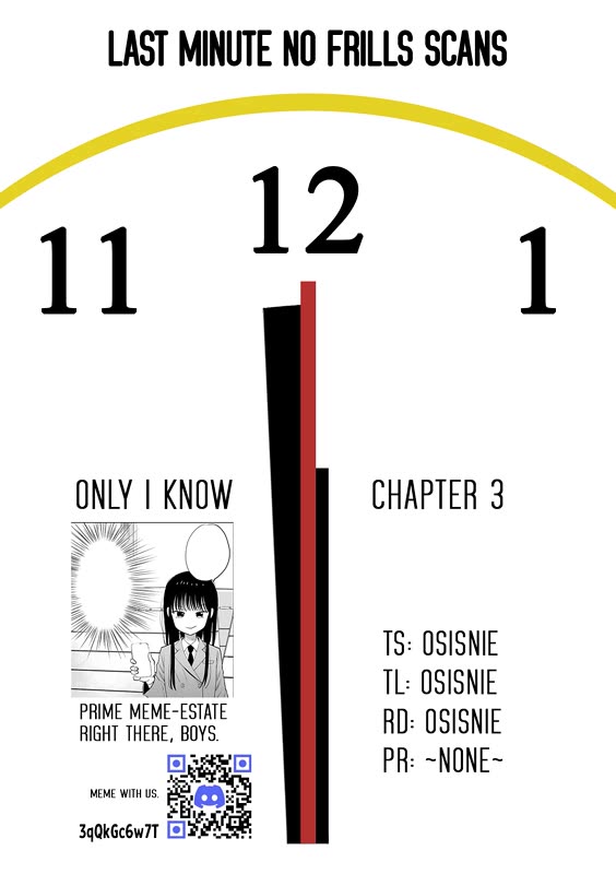 Read Only I Know Manga Online