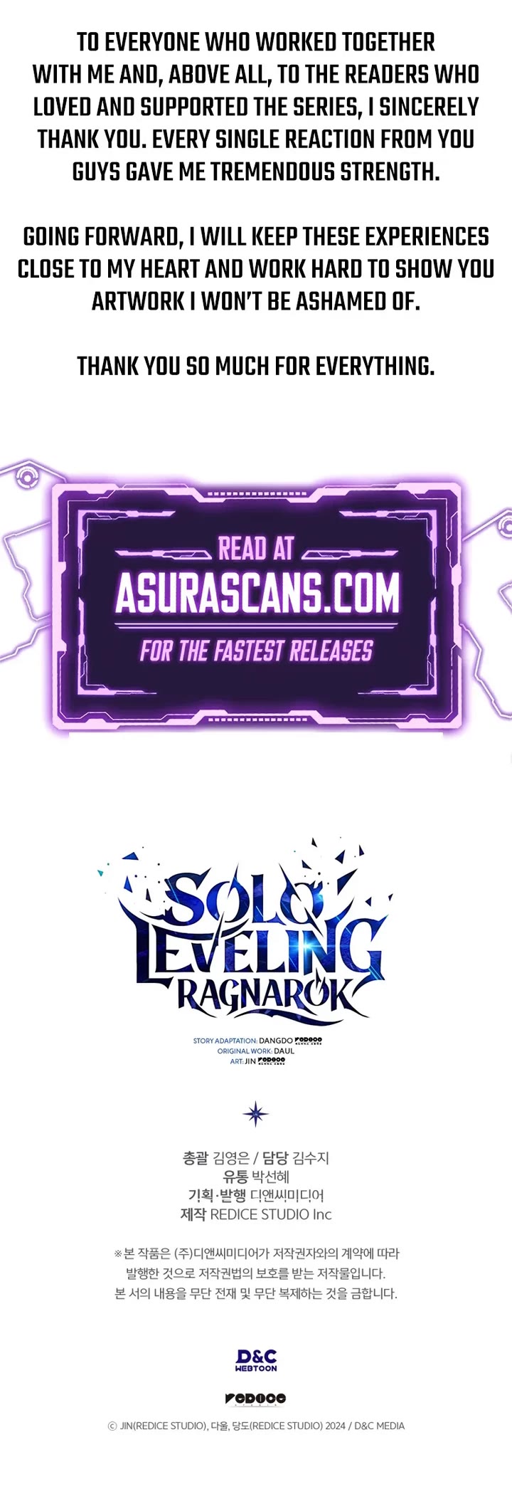 Read Solo Leveling_ Ragnarok Manga Online