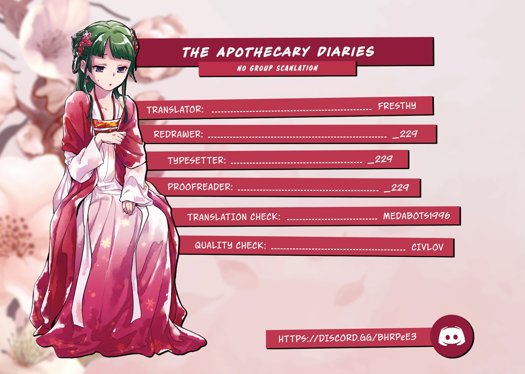 Read The Apothecary Diaries Manga Online