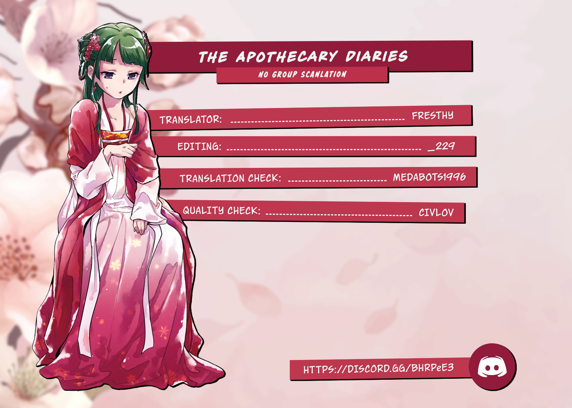 Read The Apothecary Diaries Manga Online