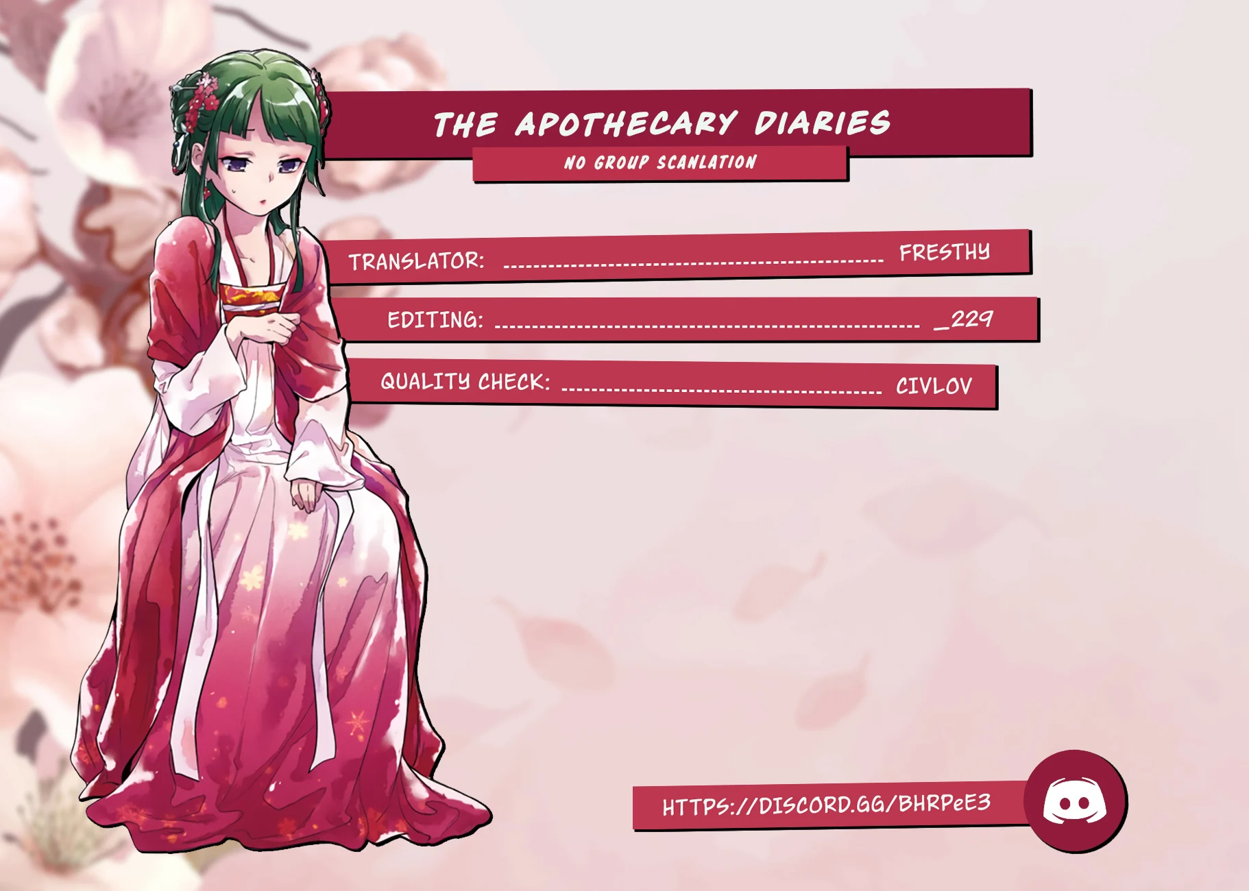 Read The Apothecary Diaries Manga Online