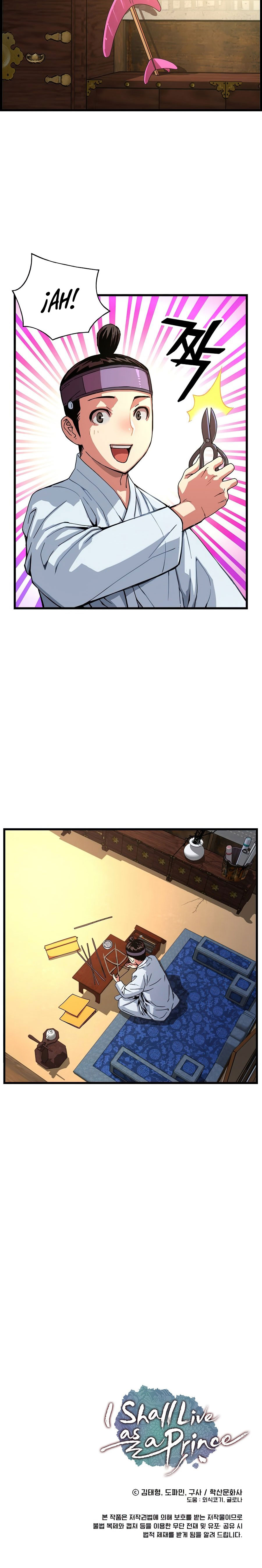 Read I Shall Live As a Prince Es Manga Online