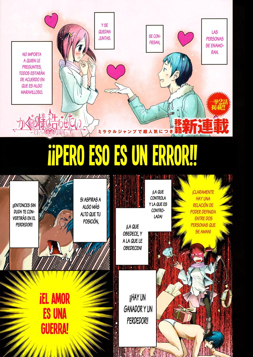 Read Kaguya-sama love is war Es Manga Online