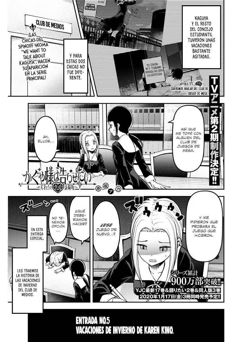 Read Kaguya-sama love is war Es Manga Online