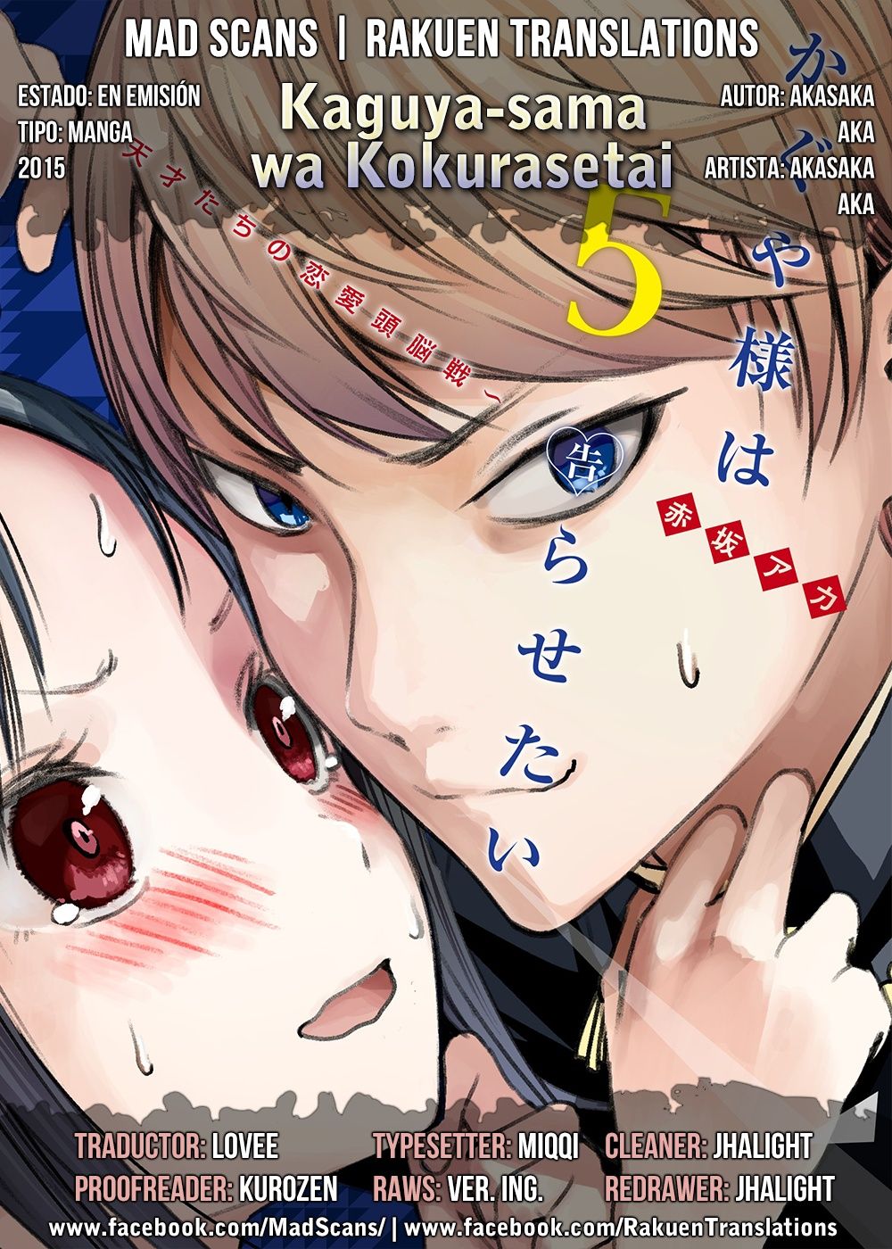 Read Kaguya-sama love is war Es Manga Online