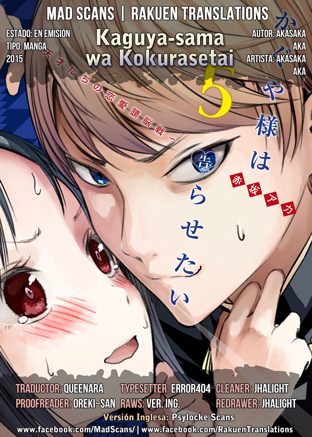 Read Kaguya-sama love is war Es Manga Online