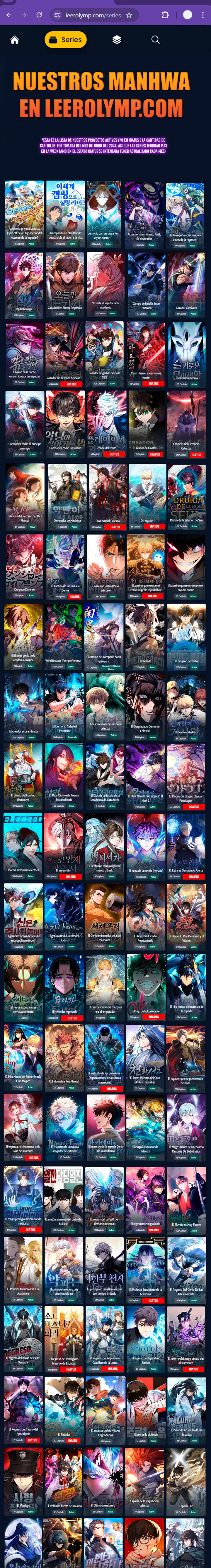 Read Solo Leveling_ Ragnarok Es Manga Online