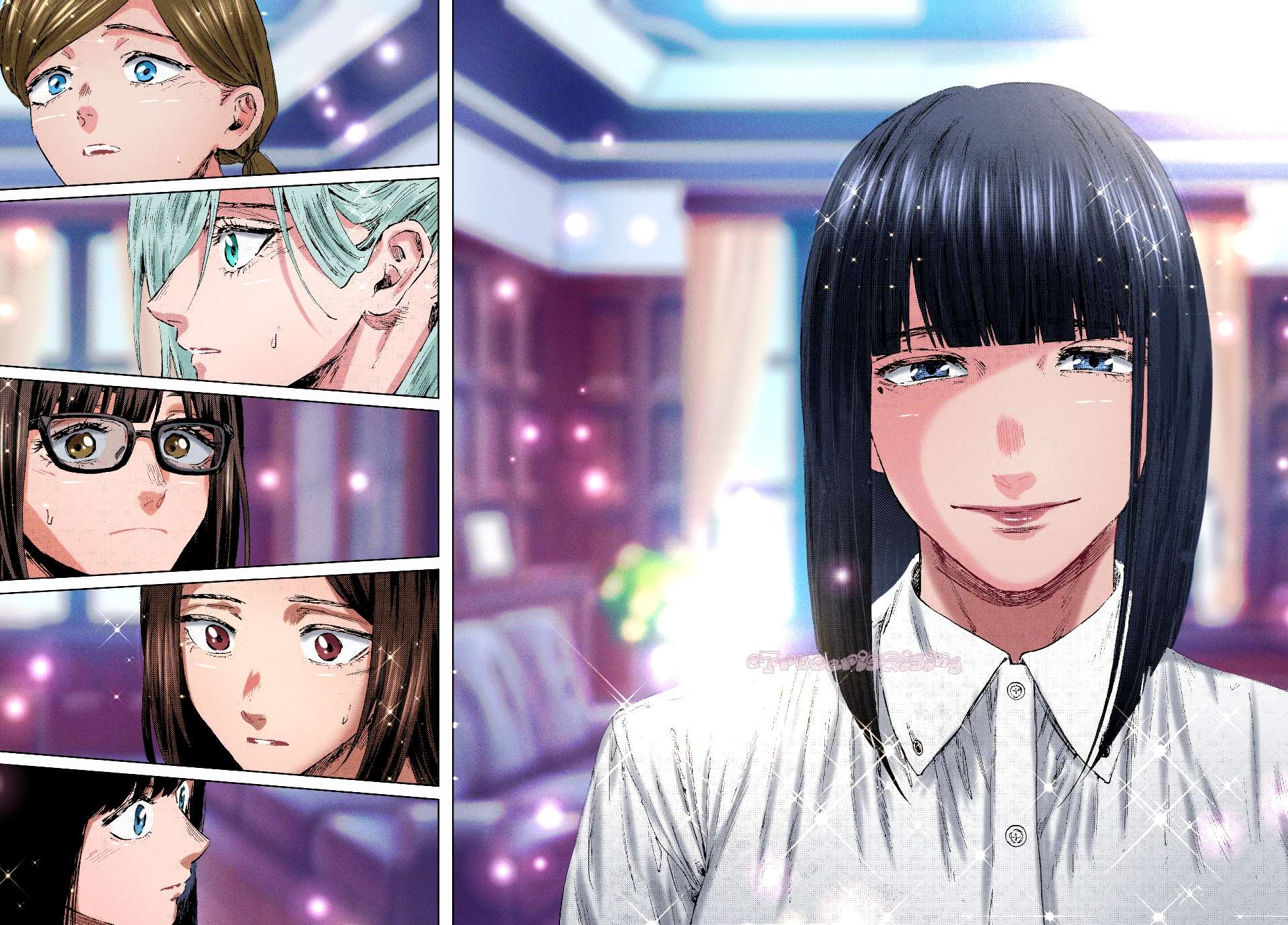 Read The Fragrant Flower Blooms with Dignity Es Manga Online
