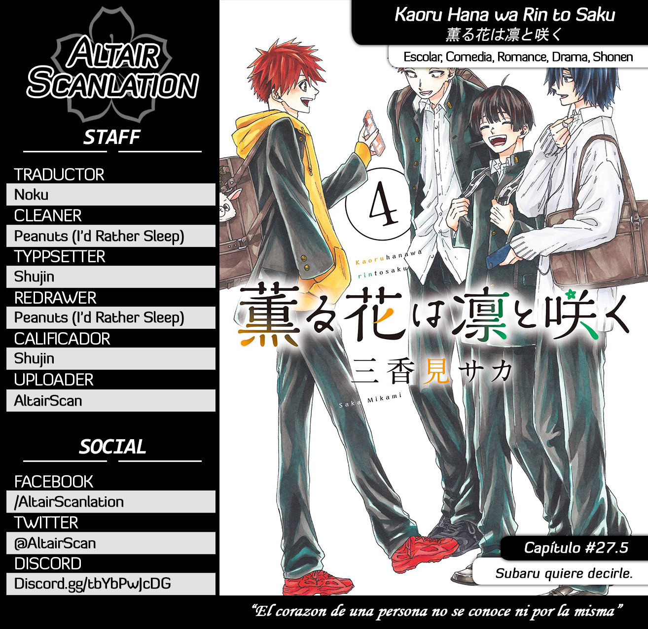 Read The Fragrant Flower Blooms with Dignity Es Manga Online