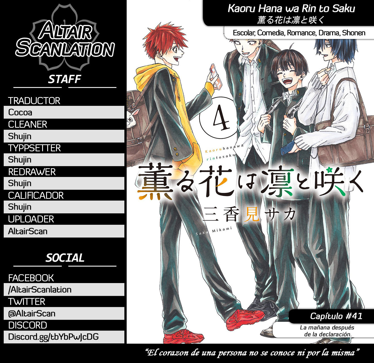 Read The Fragrant Flower Blooms with Dignity Es Manga Online