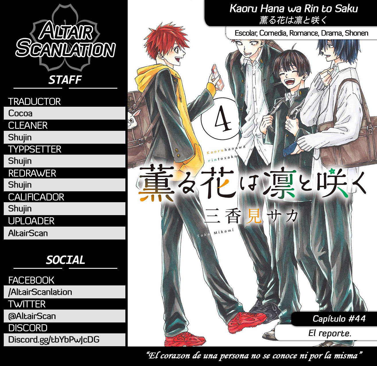 Read The Fragrant Flower Blooms with Dignity Es Manga Online