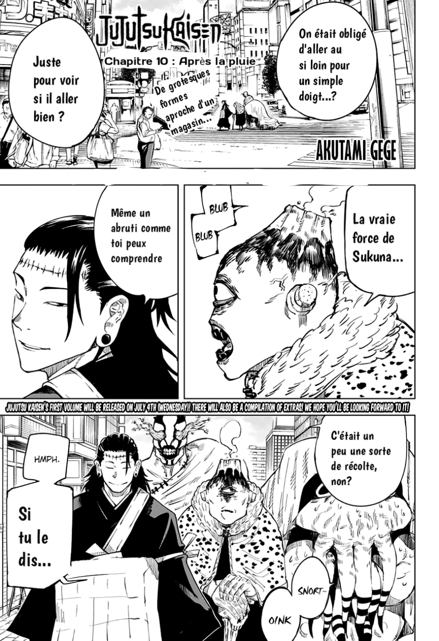 Read Jujutsu Kaisen Fr Manga Online