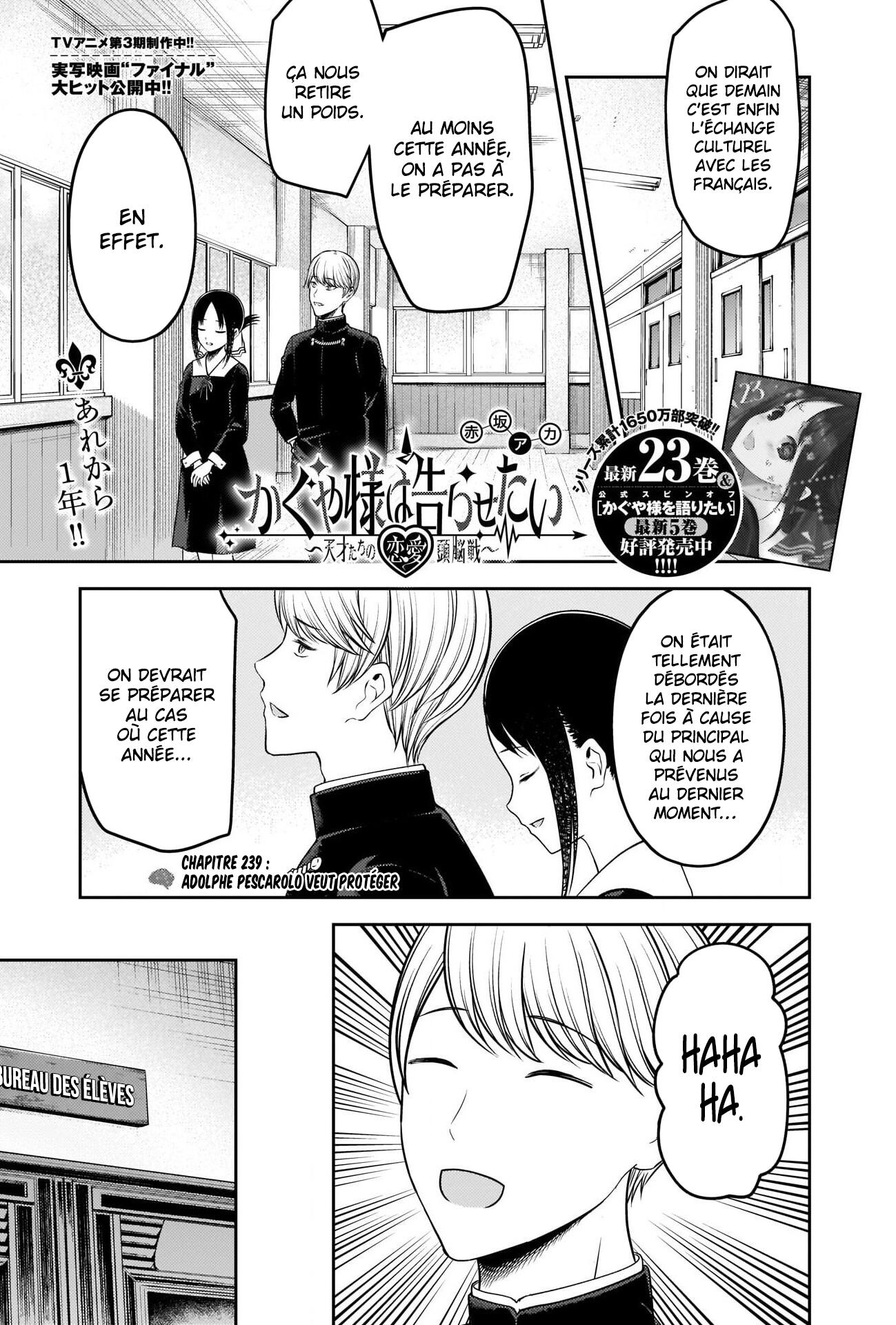 Read Kaguya sama  Love is War Fr Manga Online