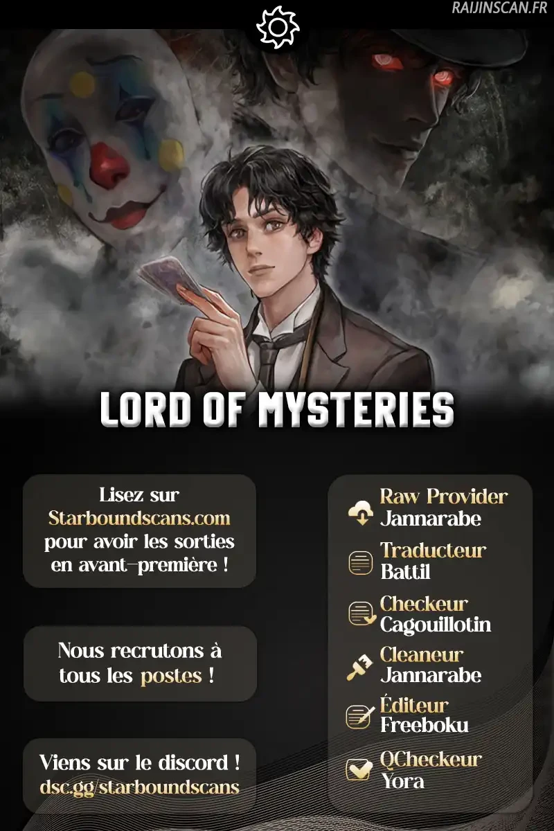 Read Lord of Mysteries Fr Manga Online
