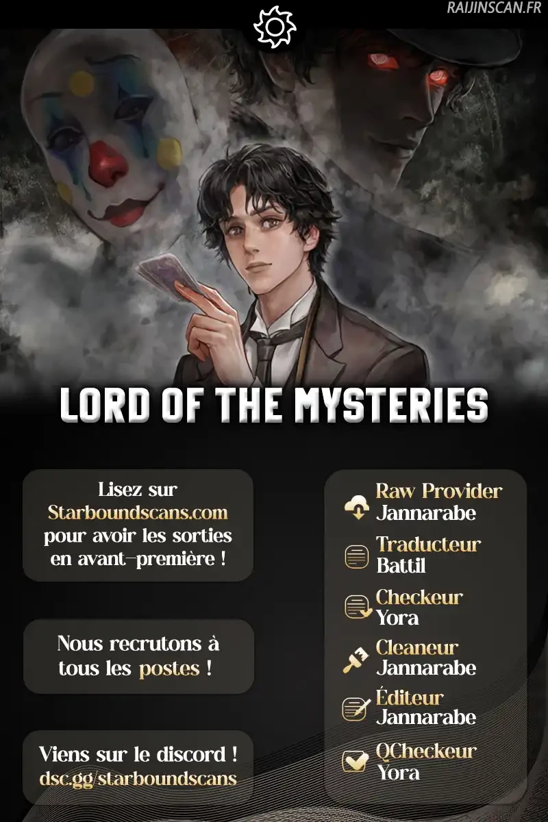 Read Lord of Mysteries Fr Manga Online