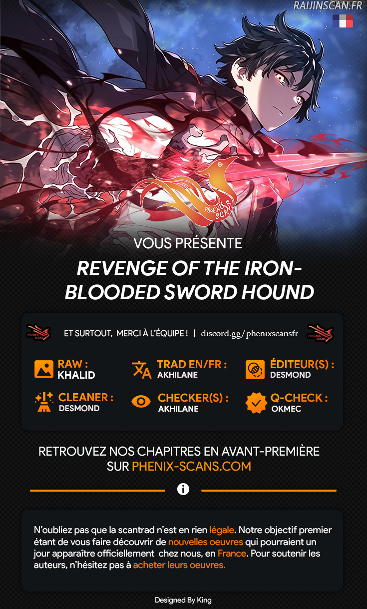 Read Revenge of the Iron-Blooded Sword Hound Fr Manga Online