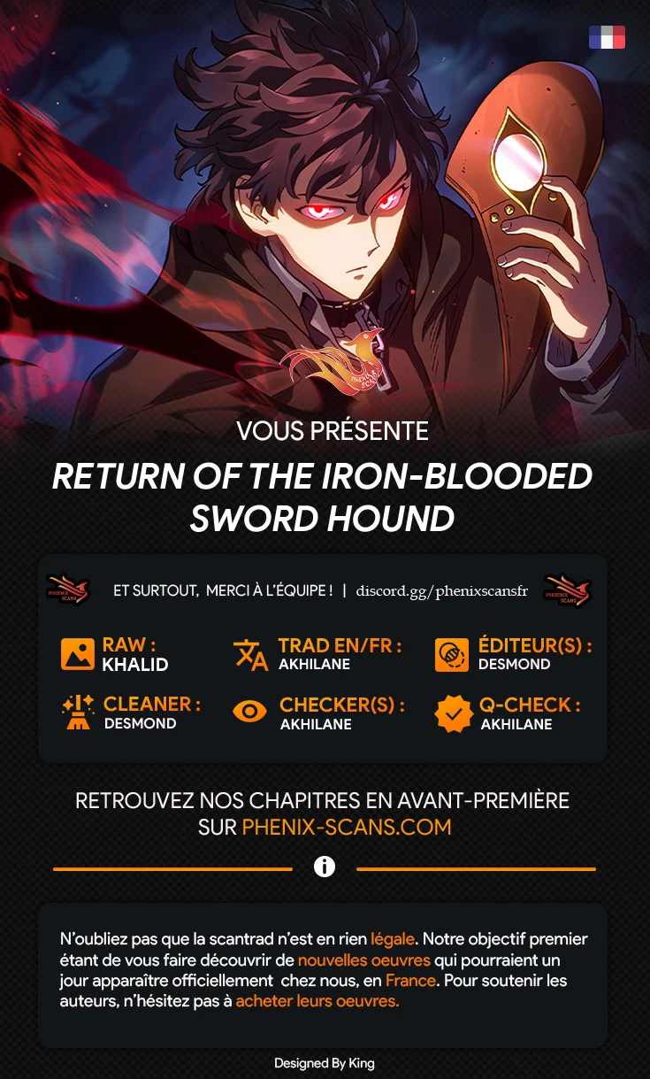 Read Revenge of the Iron-Blooded Sword Hound Fr Manga Online