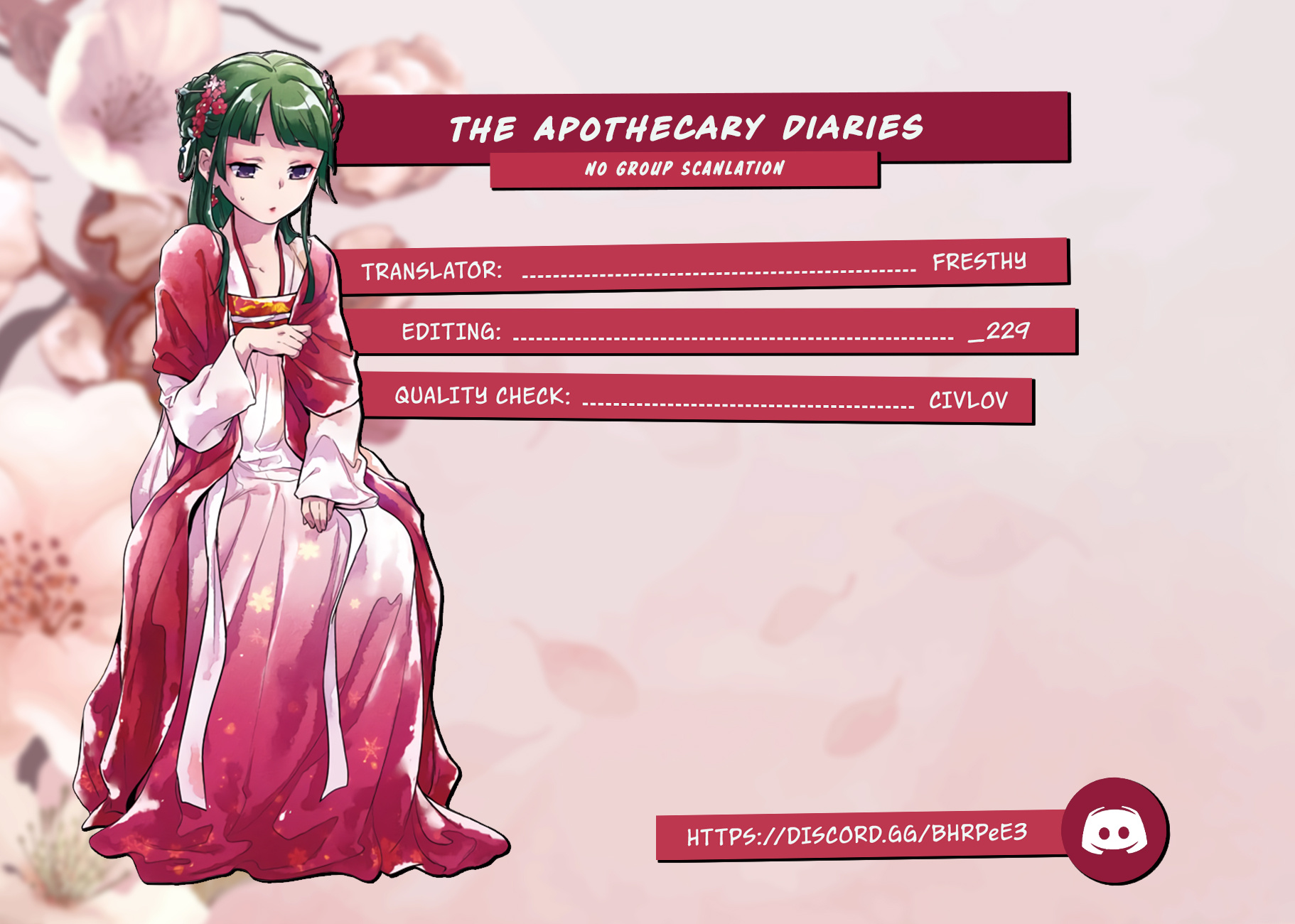 Read The Apothecary Diaries Fr Manga Online